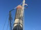 Vado, continua l'intervento di demolizione della ciminiera della Tirreno Power