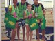 Tomatis, Conte, Calzamiglia e Caraglio, terzi classificati al Mizuno Beach Volley Marathon di Bibione 2016