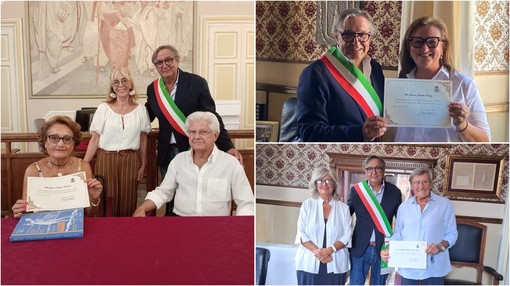 Una vita in vacanza a Alassio: il Comune premia i fedelissimi della Città del Muretto
