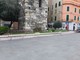 Savona, transennata la torre Riario: si spostano lastre d’ardesia sul tetto (FOTO)