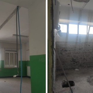 Albenga, è iniziata la trasformazione: la scuola Carenda diventa asilo