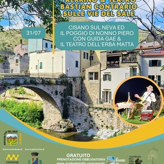 Cisano, un evento che unisce natura, trekking, storia locale e teatro alla scoperta del territorio