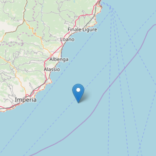 Scossa di terremoto al largo di Andora