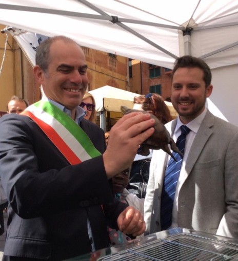 La tartaruga Emys nuovo simbolo della città di Albenga