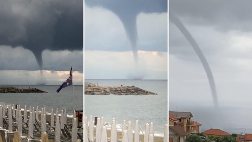 Tromba marina al largo di Varazze: le immagini del fenomeno nel mare varazzino (FOTO E VIDEO) Tromba marina al largo di Varazze: le immagini del fenomeno nel mare varazzino (FOTO E VIDEO)