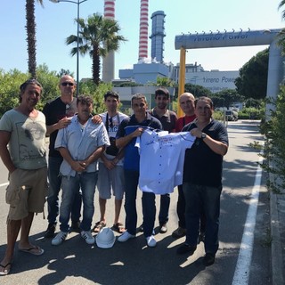 Annamaria Furlan, segretario generale della CISL solidale con i lavoratori Tirreno Power