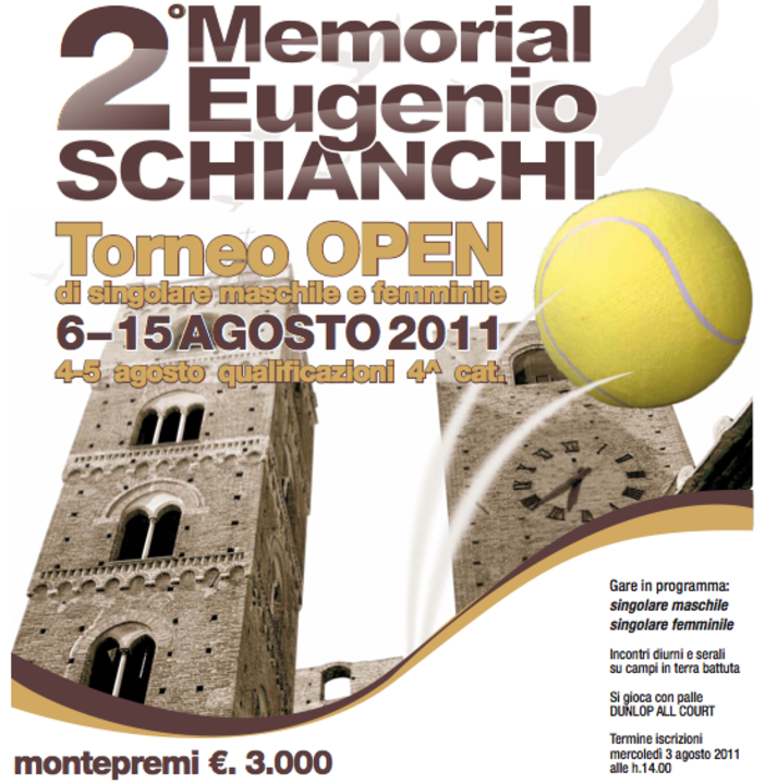 Tennis Club Albenga: 2° Memorial Schianchi Tennis Club Albenga: 2° Memorial Schianchi