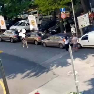 Savona, tamponamento tra tre auto e un furgone in corso Mazzini (FOTO)