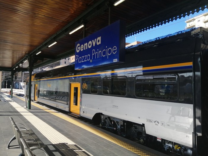 Salgono a 13 i nuovi treni regionali in circolazione in Liguria Salgono a 13 i nuovi treni regionali in circolazione in Liguria