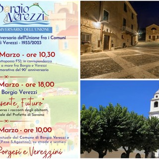 90 anni fa l'unione tra Borgio e Verezzi: tre giorni di celebrazioni per festeggiare la ricorrenza