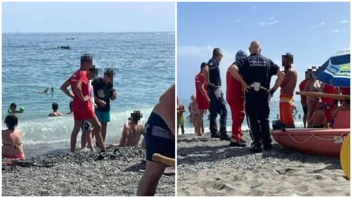 Varazze, ubriaco si butta in mare e viene soccorso dai bagnini: intervento del 118 e della polizia locale