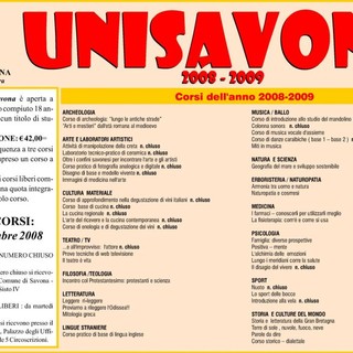 Savona: Unisavona, oggi l'apertura delle iscrizioni
