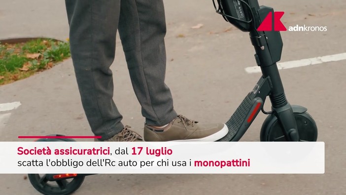 Monopattini, obbligo assicurazione del 17 luglio
