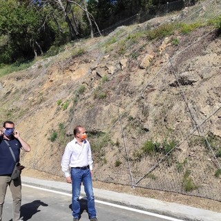 Andora, via del Poggio apre dopo la messa in sicurezza