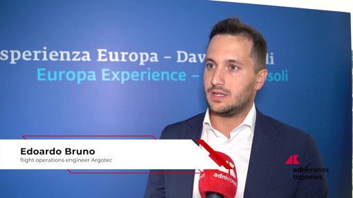 Unione Europea: Edoardo ( Argotec), 'I fondi europei spingono l'aerospazio e il monitoraggio del territorio'