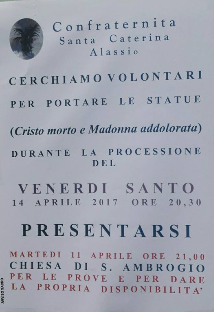 Processioni senza statue e crocefissi, confraternite in "crisi" di adesioni corrono ai ripari e cercano nuovi volontari