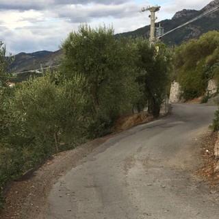 Loano: consolidamento della sede stradale in zona San Damiano