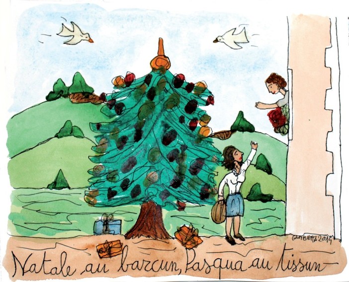 Natole au barcun, Pasqua au tissun