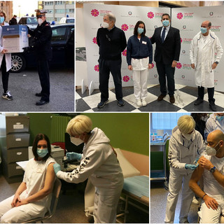 Vaccine day, le reazioni a caldo, Bassetti: "Atto d'amore", Toti: "Momento storico, mai visto niente del genere dalla mia generazione" (foto e video)