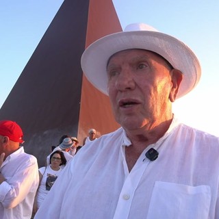 Antonio Presti al Rito della Luce a Fiumara d'Arte: "I giovani devono tornare ad avere la visione del futuro"
