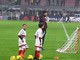 I bambini della Villanovese a San Siro con i loro beniamini