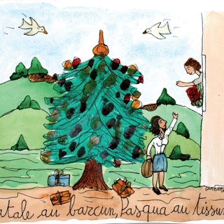 Natole au barcun, Pasqua au tissun