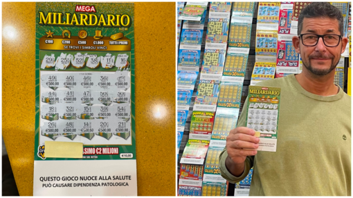 Crede di aver vinto 500 euro, ma erano 10mila: gratta e vinci fortunato a Savona