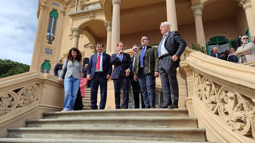 Villa Zanelli, Scajola: "Investimento virtuoso, cercheremo di farla diventare un qualcosa di vivo e attrattivo"