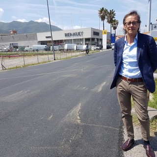 Albenga, il candidato sindaco Tomatis: &quot;Terminati i lavori in via al Piemonte&quot;