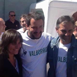 Nella foto di repertorio: un incontro di Paolo Ardenti e Sonia Viale con il segretario nazionale Matteo Salvini