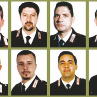 Le vittime della strage (foto tratta dal sito dell'Arma dei Carabinieri)
