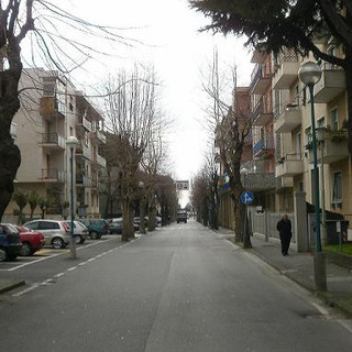 Viale Faraggiana ad Albissola Viale Faraggiana ad Albissola