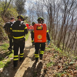 Biker padre e figlia si perdono sul Melogno: donna soccorsa dai vigili del fuoco e dal soccorso alpino