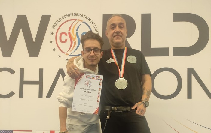 Vado, Vincenzo De Luca secondo al campionato mondiale della barba