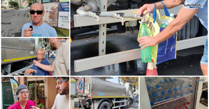 VIDEO | Pfas e acqua non potabile a Pietra Ligure, disagi per cittadini ed esercenti: "Non sappiamo quanto durerà" VIDEO | Pfas e acqua non potabile a Pietra Ligure, disagi per cittadini ed esercenti: "Non sappiamo quanto durerà"