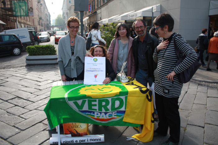 Banchetto dei Verdi in corso Italia (immagine di repertorio)