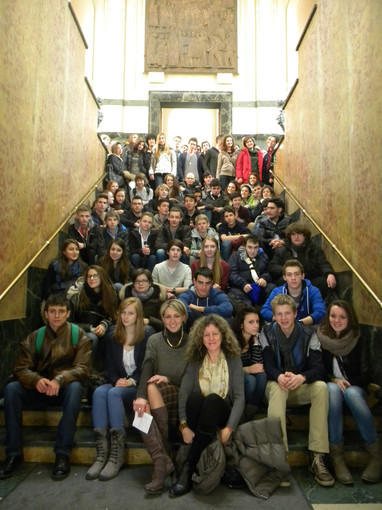 Gli studenti di Aurich (Germania) in visita a Savona Gli studenti di Aurich (Germania) in visita a Savona