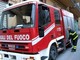 Autovettura parcheggiata in fiamme a Finalpia: intervento dei vigili del fuoco