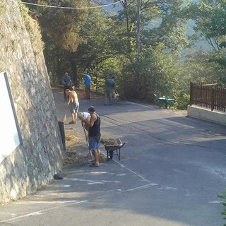 Provincia senza soldi: a Balestrino protezione civile e tanti volontari per fare bello il paese