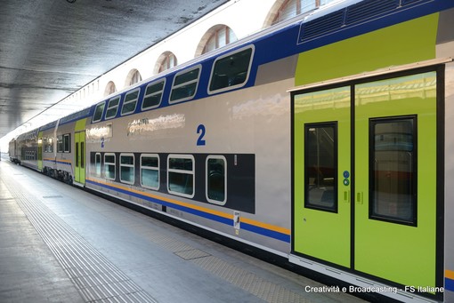 Il nuovo treno Vivalto in circolazione in Liguria viaggia con Bombardier