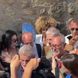 Alemanno esce da Rebibbia: "Io innocente condannato per reato abolito, rifarei tutto"