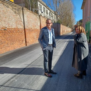 Albenga, sistemata con interventi di riqualificazione via Cellini