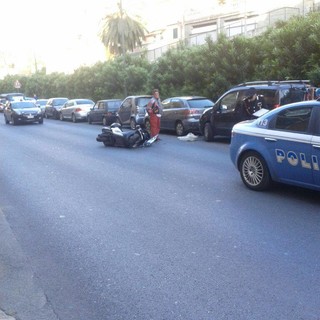 Alassio: moto contro moto in viale Hanbury