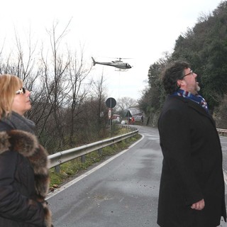 Il sopralluogo di Vaccarezza e Mattea