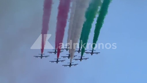 Gardone Val Trompia, lo spettacolo delle Frecce Tricolori Gardone Val Trompia, lo spettacolo delle Frecce Tricolori