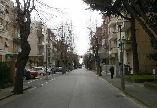 Viale Faraggiana ad Albissola Viale Faraggiana ad Albissola