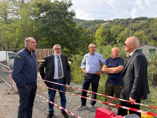 Finale Ligure, sopralluogo sulla Sp 17, Vaccarezza: "Serve un intervento definitivo per la messa in sicurezza”