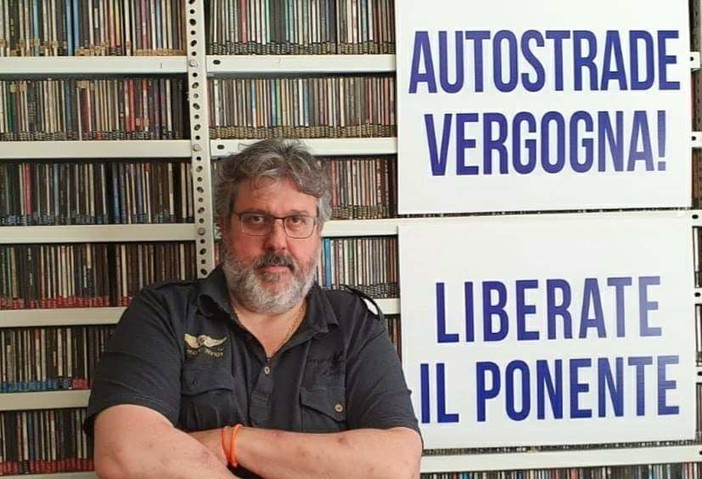La protesta di Vaccarezza (Cambiamo!): "Autostrade, vergogna! Liberate il Ponente"