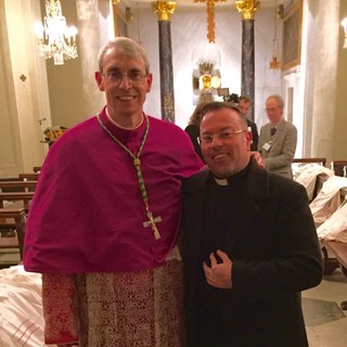 Albenga, il Vescovo di Pavia, Mons. Sanguineti presenta l'ultimo libro di don Corini