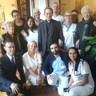 Il Vescovo in visita eccezionale alla Residenza Sereni Orizzonti di Spotorno Il Vescovo in visita eccezionale alla Residenza Sereni Orizzonti di Spotorno